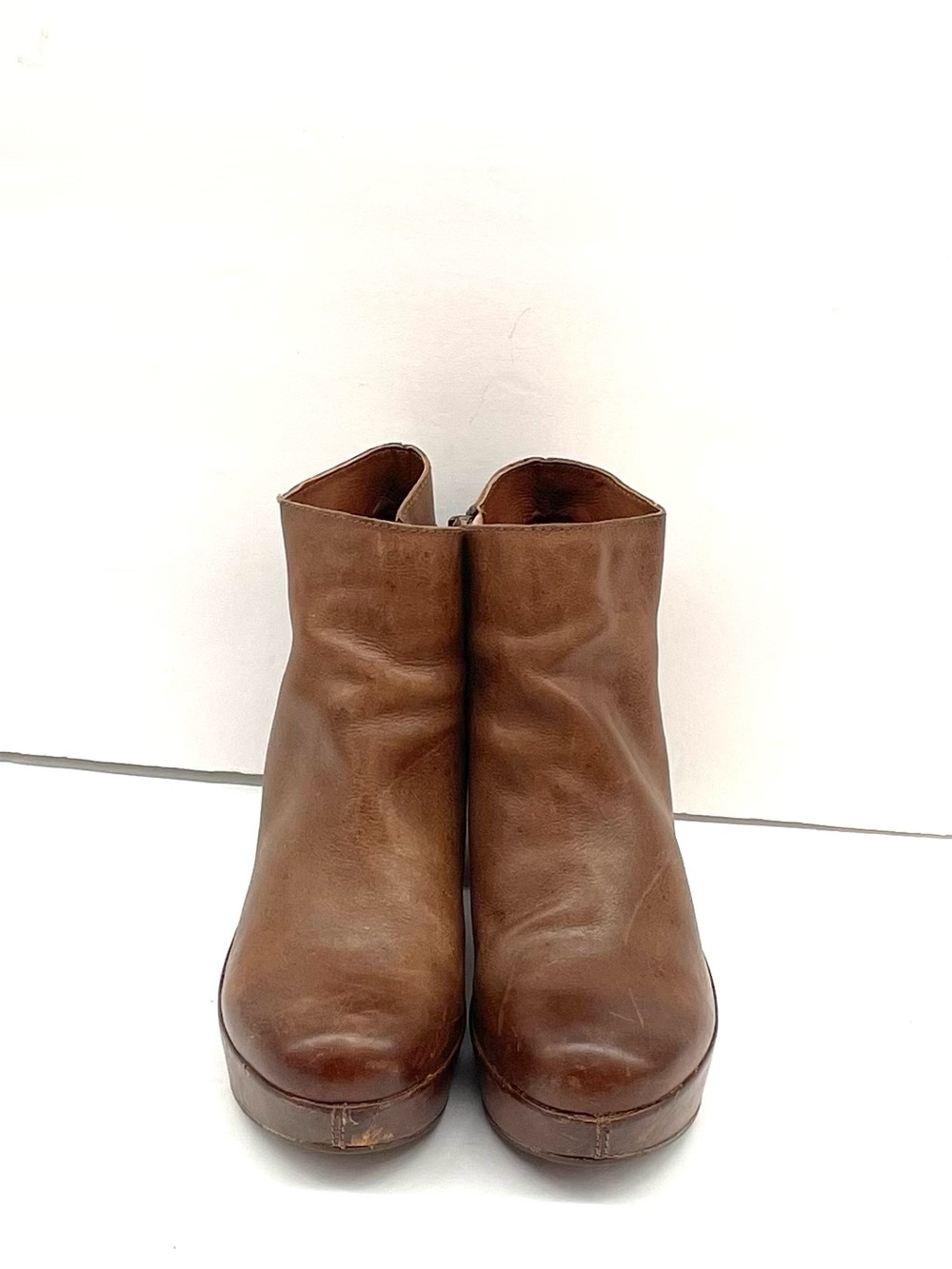 Kork-Ease Ramona Brown Leather Ankle booties - Picture 3 of 6